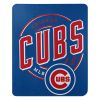 Cubs OFFICIAL MLB "Campaign" Fleece Throw Blanket;  50" x 60"