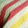 [Starlight Tears] 3PC Vermicelli-Quilted Patchwork Quilt Set (Full/Queen Size)