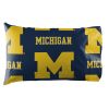 Michigan Wolverines  Rotary Queen Bed In a Bag Set