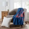 Cubs OFFICIAL MLB "Campaign" Fleece Throw Blanket;  50" x 60"