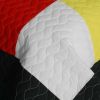 [Be Yourself] Vermicelli-Quilted Patchwork Geometric Quilt Set Full/Queen