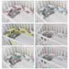 Soft Knot Pillow Bed Surround Protection Knot Cotton Pad Pillow Cushion for Sofa Bed Living Room Bedroom Decor