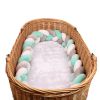 Soft Knot Pillow Bed Surround Protection Knot Cotton Pad Pillow Cushion for Sofa Bed Living Room Bedroom Decor