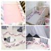 Soft Knot Pillow Bed Surround Protection Knot Cotton Pad Pillow Cushion for Sofa Bed Living Room Bedroom Decor