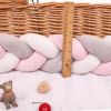Soft Knot Pillow Bed Surround Protection Knot Cotton Pad Pillow Cushion for Sofa Bed Living Room Bedroom Decor