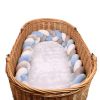 Soft Knot Pillow Bed Surround Protection Knot Cotton Pad Pillow Cushion for Sofa Bed Living Room Bedroom Decor