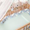 Soft Knot Pillow Bed Surround Protection Knot Cotton Pad Pillow Cushion for Sofa Bed Living Room Bedroom Decor