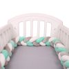 Soft Knot Pillow Bed Surround Protection Knot Cotton Pad Pillow Cushion for Sofa Bed Living Room Bedroom Decor