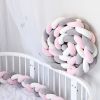 Soft Knot Pillow Bed Surround Protection Knot Cotton Pad Pillow Cushion for Sofa Bed Living Room Bedroom Decor