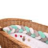 Soft Knot Pillow Bed Surround Protection Knot Cotton Pad Pillow Cushion for Sofa Bed Living Room Bedroom Decor