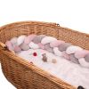 Soft Knot Pillow Bed Surround Protection Knot Cotton Pad Pillow Cushion for Sofa Bed Living Room Bedroom Decor
