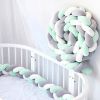 Soft Knot Pillow Bed Surround Protection Knot Cotton Pad Pillow Cushion for Sofa Bed Living Room Bedroom Decor