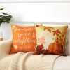 1Pcs Throw Pillow Covers Wear-resistant Dust-proof Linen Halloween Pumpkin Print Throw Cushion Home Office Hotel Decoration