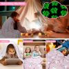 Glow in The Dark Blanket Unicorn Gifts for Girls Kids;  Super Soft Blanket for 1-10 Year Old Birthday Christmas Halloween Thanksgiving Easter Gifts;
